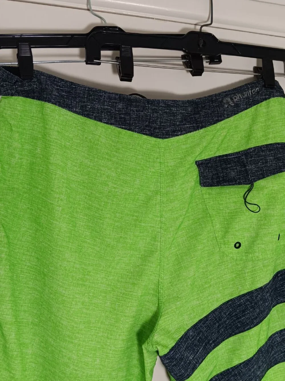 Hurley green board shorts surf swimming trunks men large